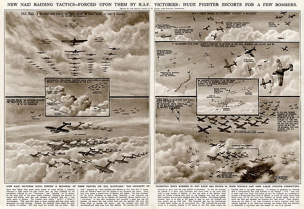 New German air raid tactics by G. H. Davis