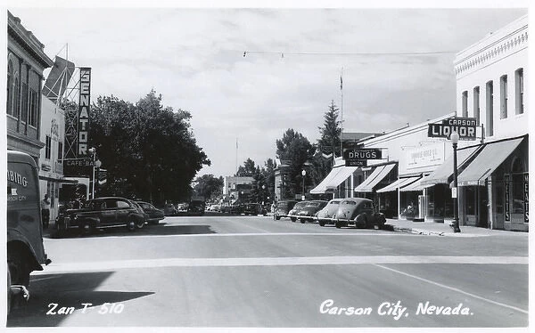 North Carson Street, Carson City, Nevada, USA