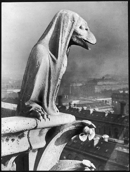 Notre Dame Gargoyle 1930