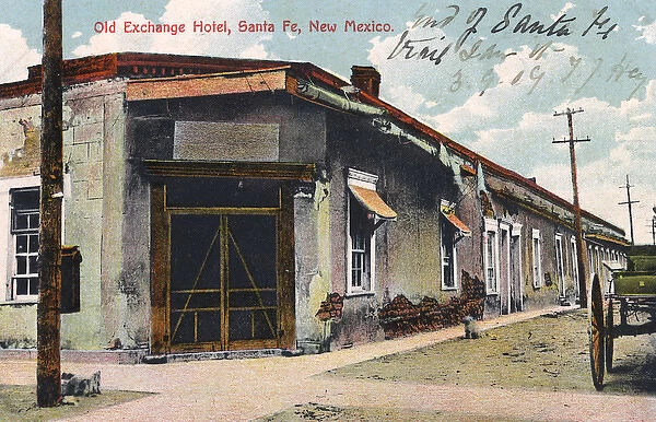 Old Exchange Hotel, Santa Fe, New Mexico, USA
