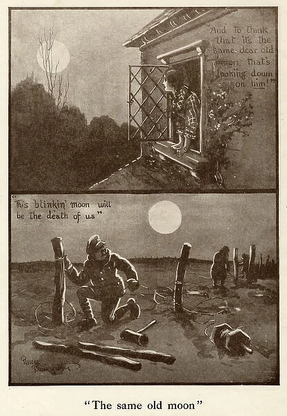 The Same Old Moon by Bruce Bairnsfather