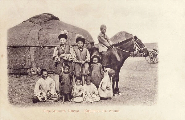 Omsk - Western Siberia - Kazakh children