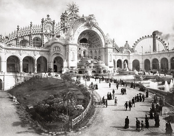Pavilions at the World Fair, Paris, France, 1900