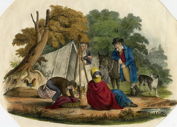 People camping