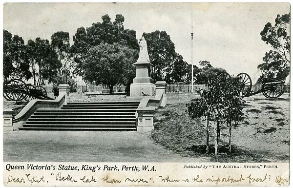 Perth, Australia - Queen Victorias Statue - Kings Park