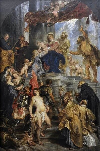 Peter Paul Rubens (1577-1640). Flemish painter. Virgin and C