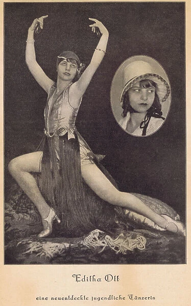 A photograph of the German dancer Editha Ott, Germany, 1931