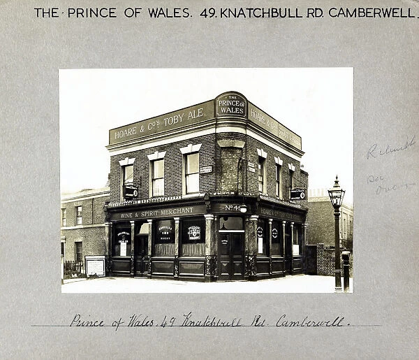 Photograph of Prince Of Wales PH, Camberwell (Old), London