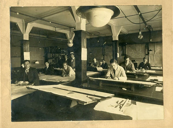 Photograph showing a workshop  /  class room of IAE Members