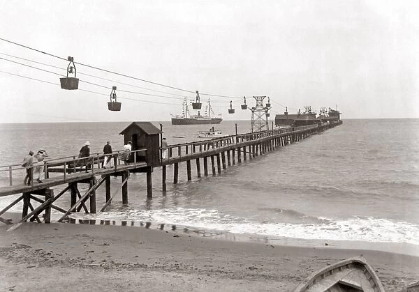 The Pier, La Brea, Trinidad, West Indies, circa 1900