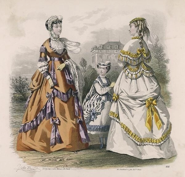 Polonaise Dresses 1868
