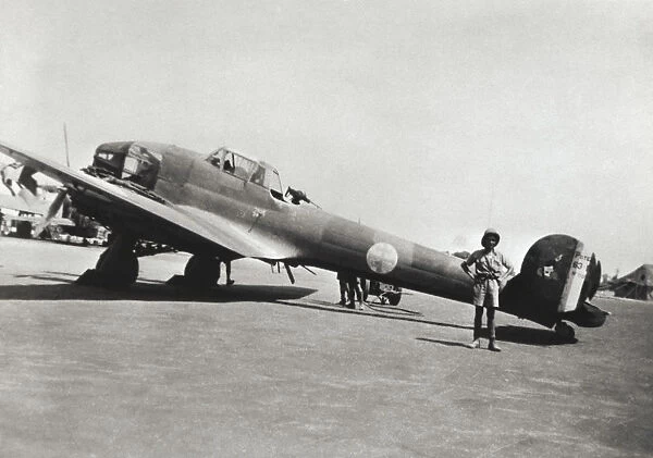 Potez 63. A Free French Air Force Potez 63 Seen in Middle East Date: 1940s