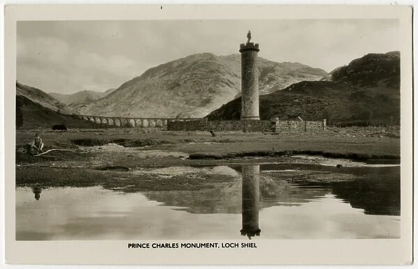 The Prince Charles Monument, Loch Shiel, Scotland
