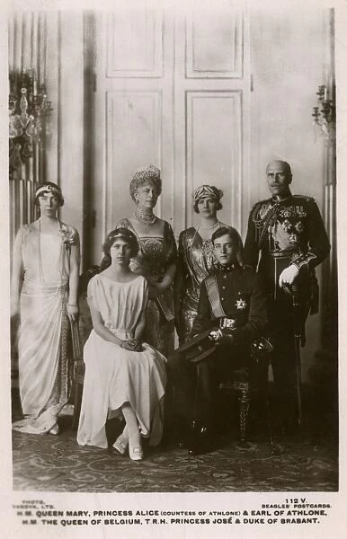 Queen Mary, Princess Alice & Earl of Athlone and others