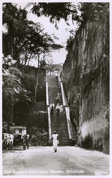 The Queens Staircase, Nassau, Bahamas, West Indies