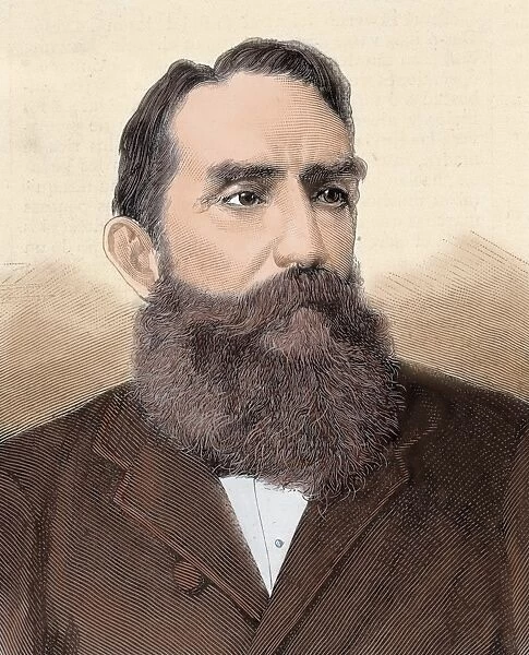 Rafael Nunez (1825-1894). Colombian politician