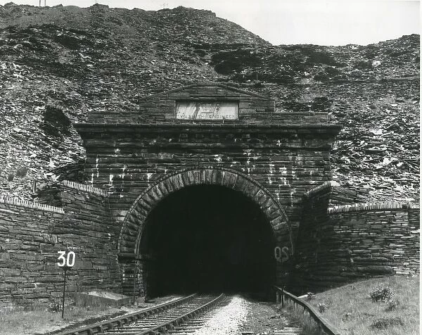Railway tunnel, Oakeley Slate Quarry, North Wales