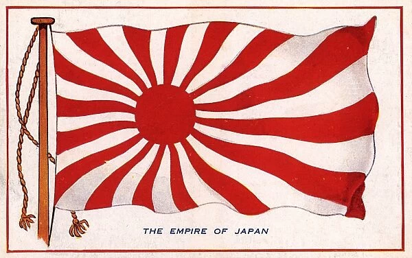 The Rising Sun flag of the Empire of Japan