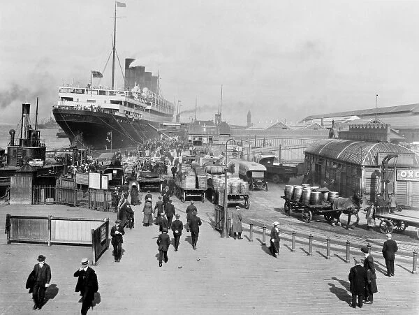 RMS Aquitania in Liverpool