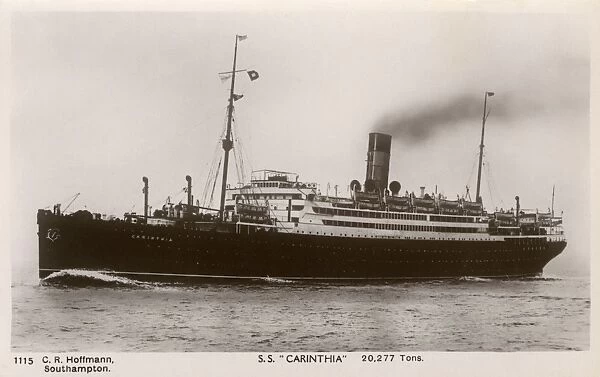 RMS Carinthia - Cunard White Star Line