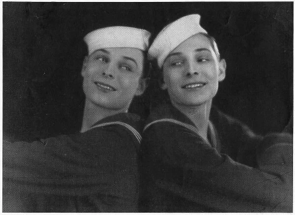 The Rocky Twins dressed as sailors
