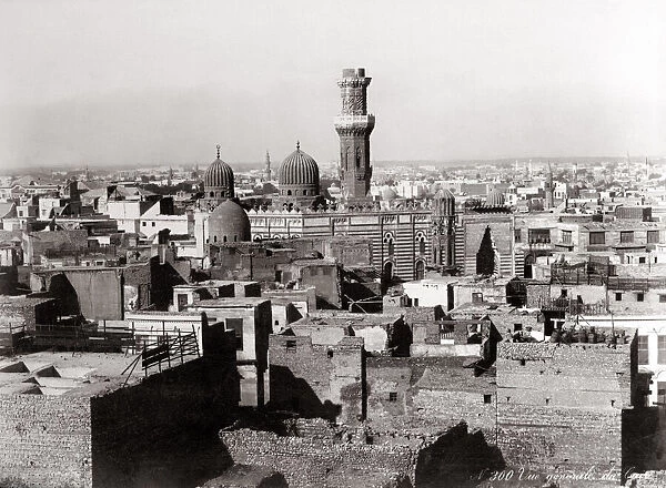 Rooftop view of Cairo, Egypt, c. 1890