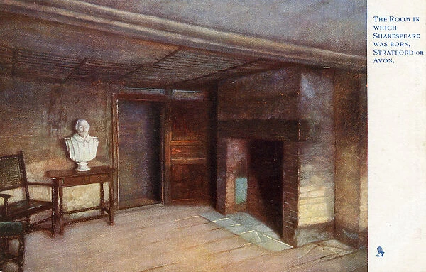 The Room in which Shakespeare was born, Stratford-on-Avon