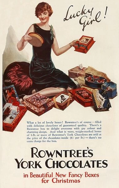Rowntrees York Chocolates advertisement
