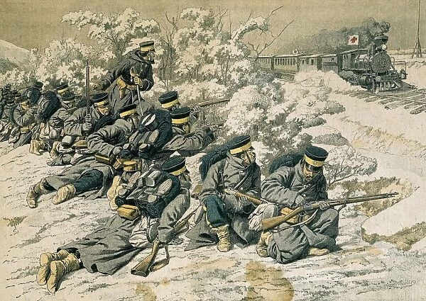 Russian-Japanese War (1904-1905). Japanese soldiers