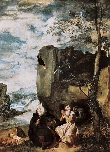 Saint Anthony the Abbot and Saint Paul the Hermit