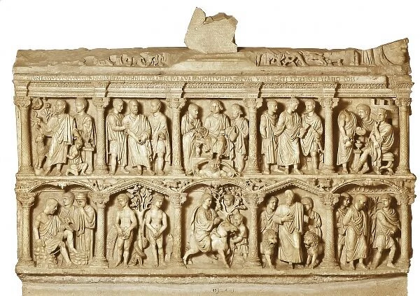 Sarcophagus of Giunio Basso. 359. Scenes from
