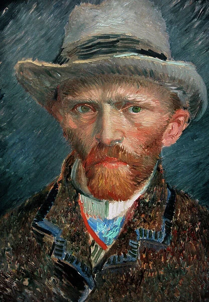 Self-portrait, 1887, by Vincent van Gogh (1853-1890)