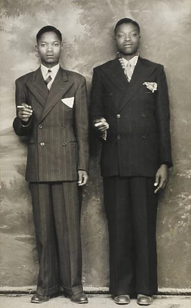 Two sharply-dressed black american men
