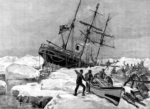 The Sinking of the Eira, Cape Flora, 1881