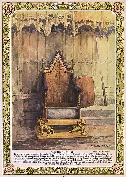 St Edwards Chair - Coronation Chair