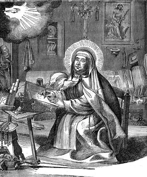 St Teresa of Avila writing