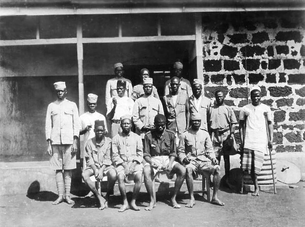 Staff at Kisumu Native Hospital, East Africa, WW1