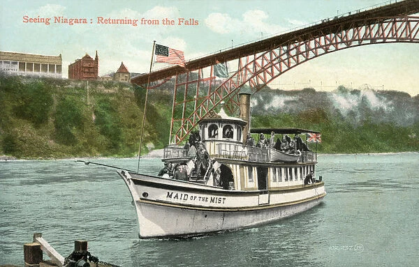 Steamboat Maid of the Mist - Niagara Falls Tourist boat
