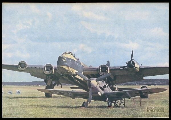 Stirling Downed by Me109