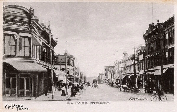Street in El Paso, Texas, USA