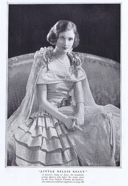 A study of the actress June in Little Nellie Kelly