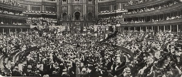 Suffrage demonstration Albert Hall 1908
