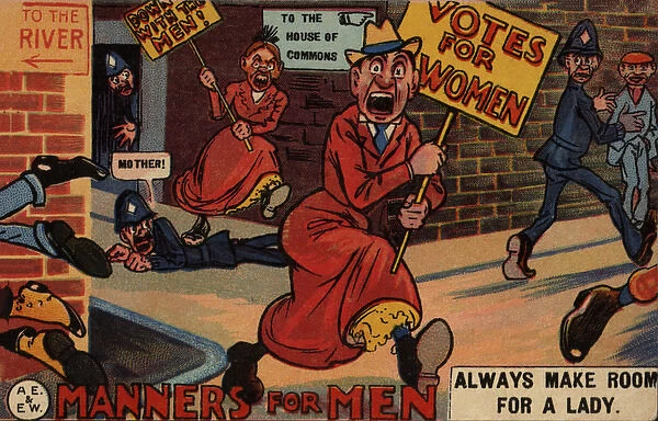 Suffragette Votes for Women, Manners for Men