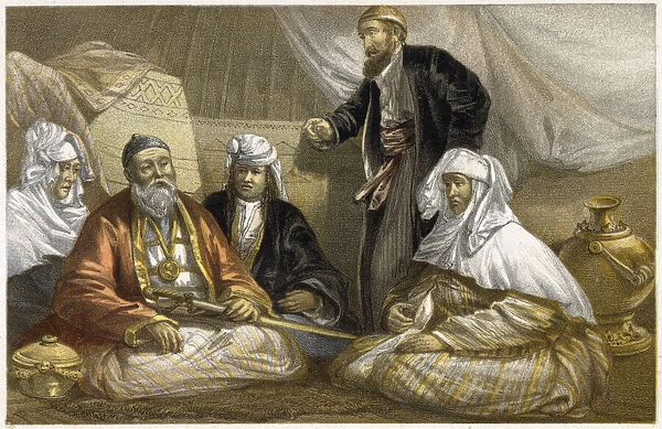 A Sultan and his family Date: 19th century