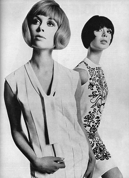 Susan Small and Mr Dino of America dresses, 1965