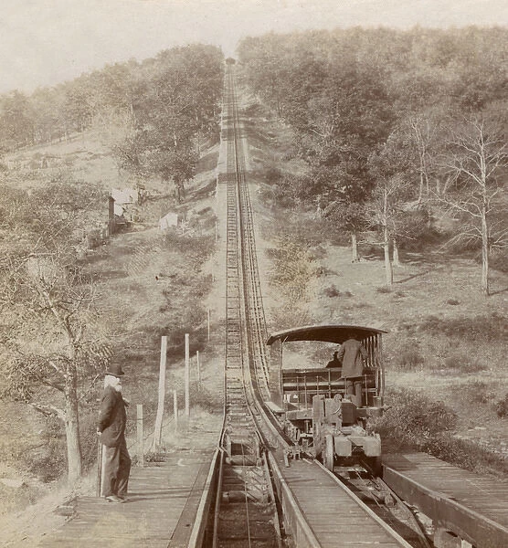 Switchback railway, Mauch Chunk, Pennsylvania, USA