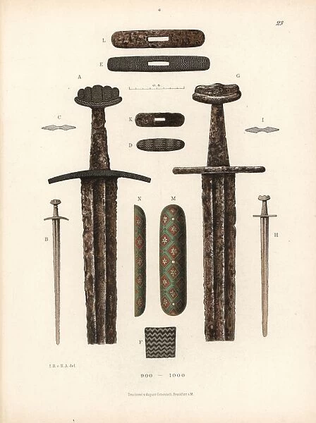 Swords from the 10th century