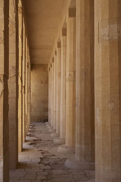 Temple of Hatshepsut. Colonnade. Deir el-Bahari. Egypt