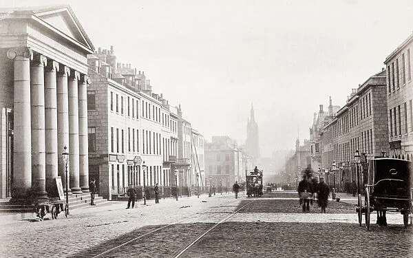 Union Street, Aberdeen, looking East, Scotland, c. 1880 s