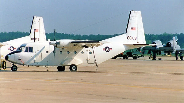 United States Army - CASA C-41A 90-0169 (msn 348, ex N218TA, CASA C-212-200 Aviocar), operated by US Army at Laguna AAF. Date: circa 2000